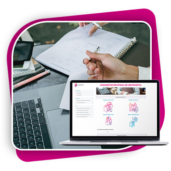 Disposición de la documentación de Hosteltáctil