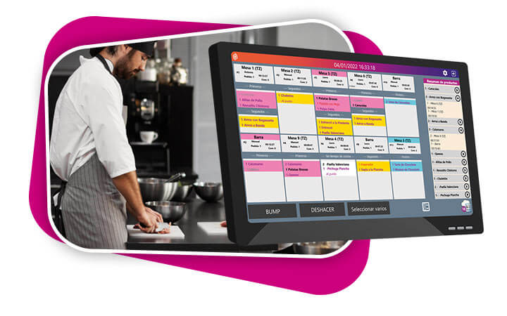 Soluciones para tu restaurante monitor de cocina KDS